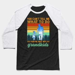 you can't tell me what to do you're not my grandkids Baseball T-Shirt